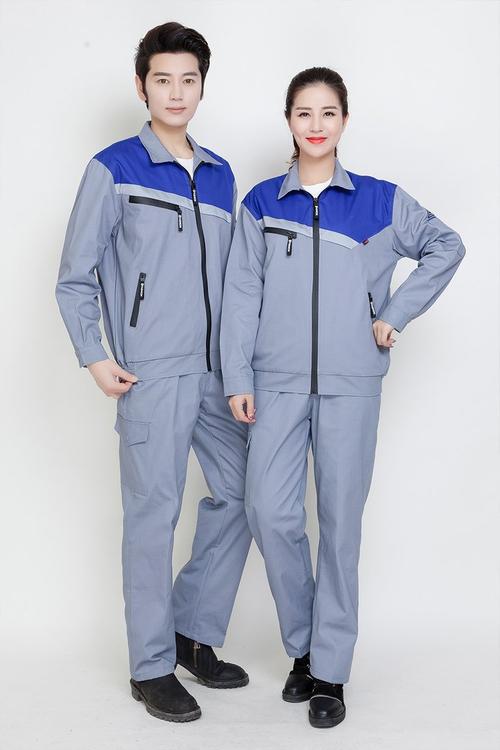 艾西朗 带反光条纯棉防静电服工装定制厂家化工厂工服电子厂服装